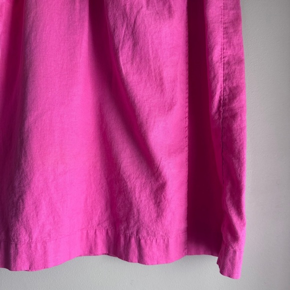 A New Day Linen Blend Side Tie Pink Midi Skirt Size XL - Picture 4 of 6
